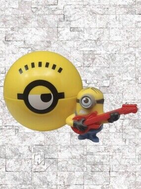 NEW 2019 McDONALDS HAPPY MEAL TOY MINIONS "GUITAR STUART"               …